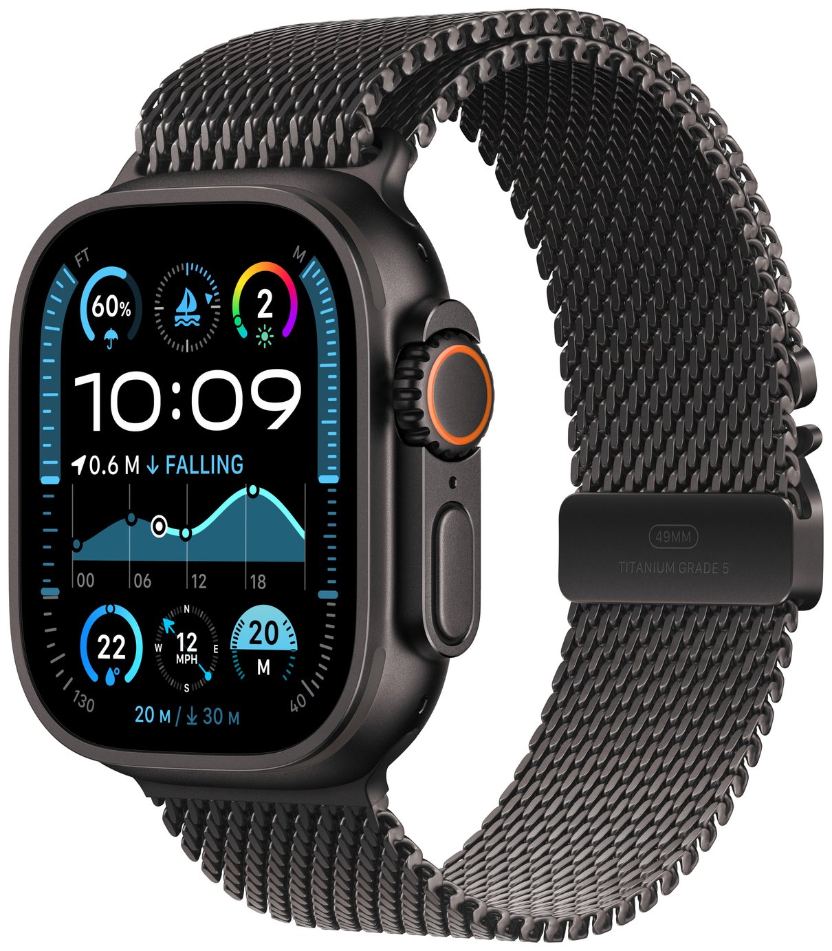Apple Watch Ultra 2 2024 49mm Smart Watch Milanese Loop
