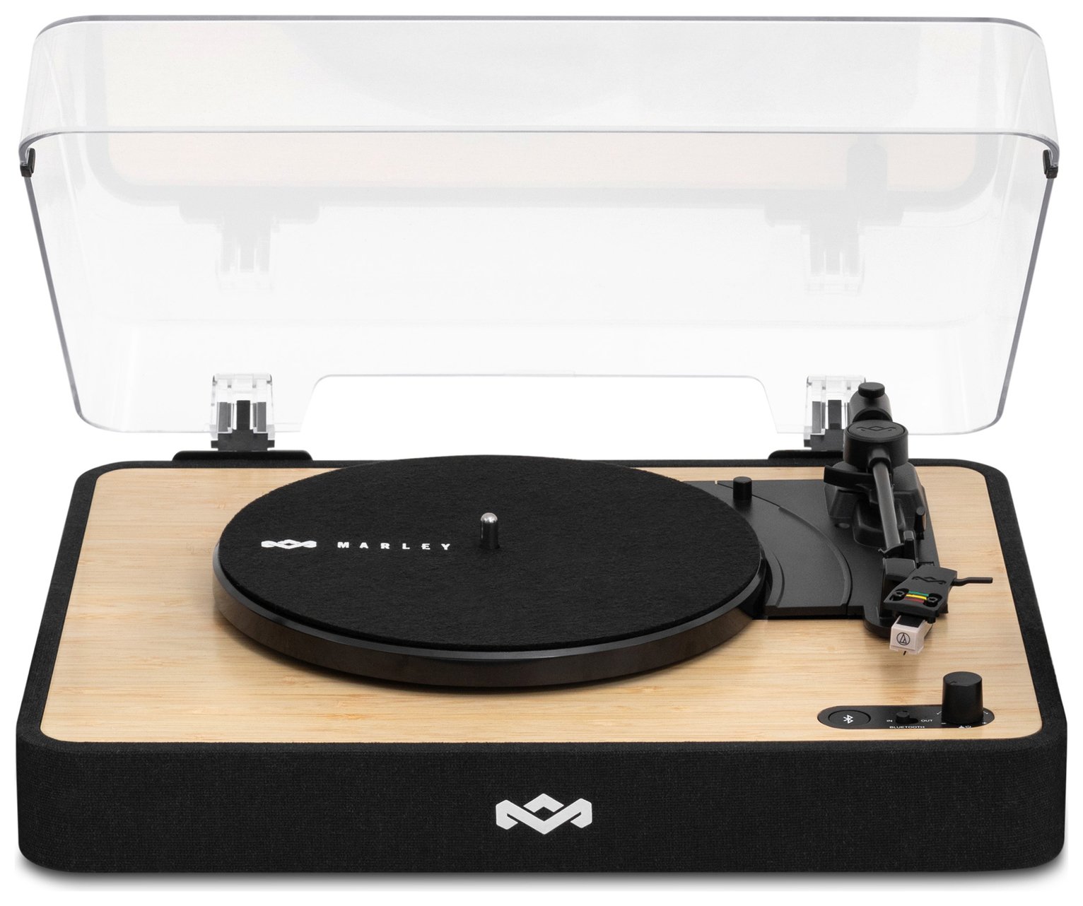 House of Marley EM-JT004-SB Belt-Drive Revolution Turntable