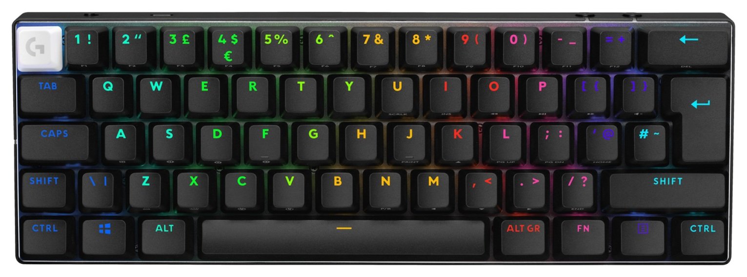 Logitech Pro X 60 Lightspeed Wireless Keyboard - Black