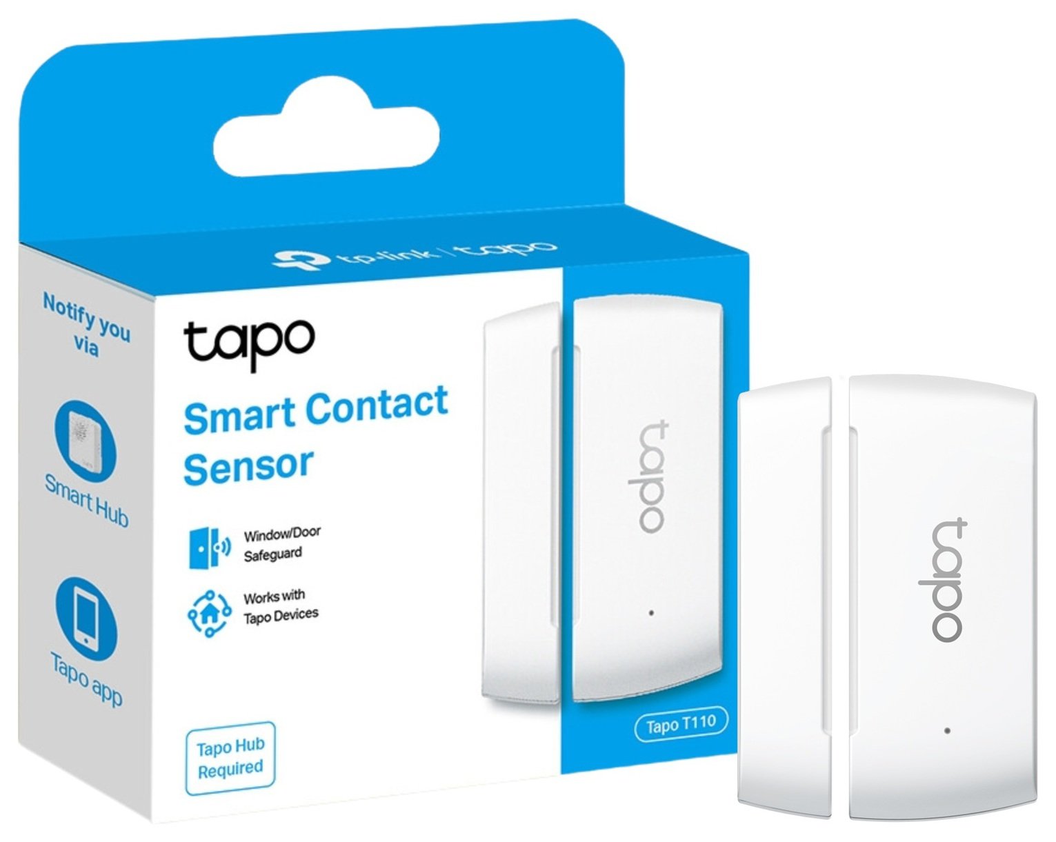 Tapo T110 Smart Door & Window Alarm Sensor- Battery Included