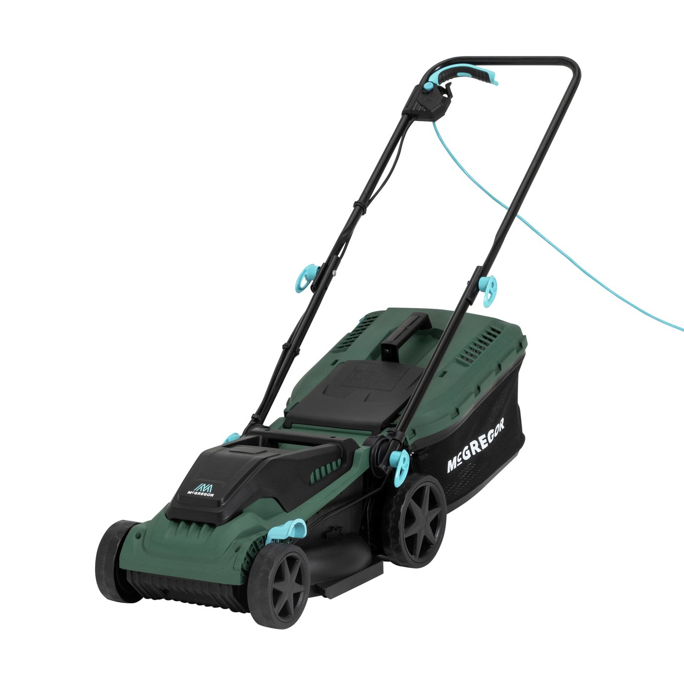 McGregor 34cm Electric Corded Rotary Lawnmower - 1400W