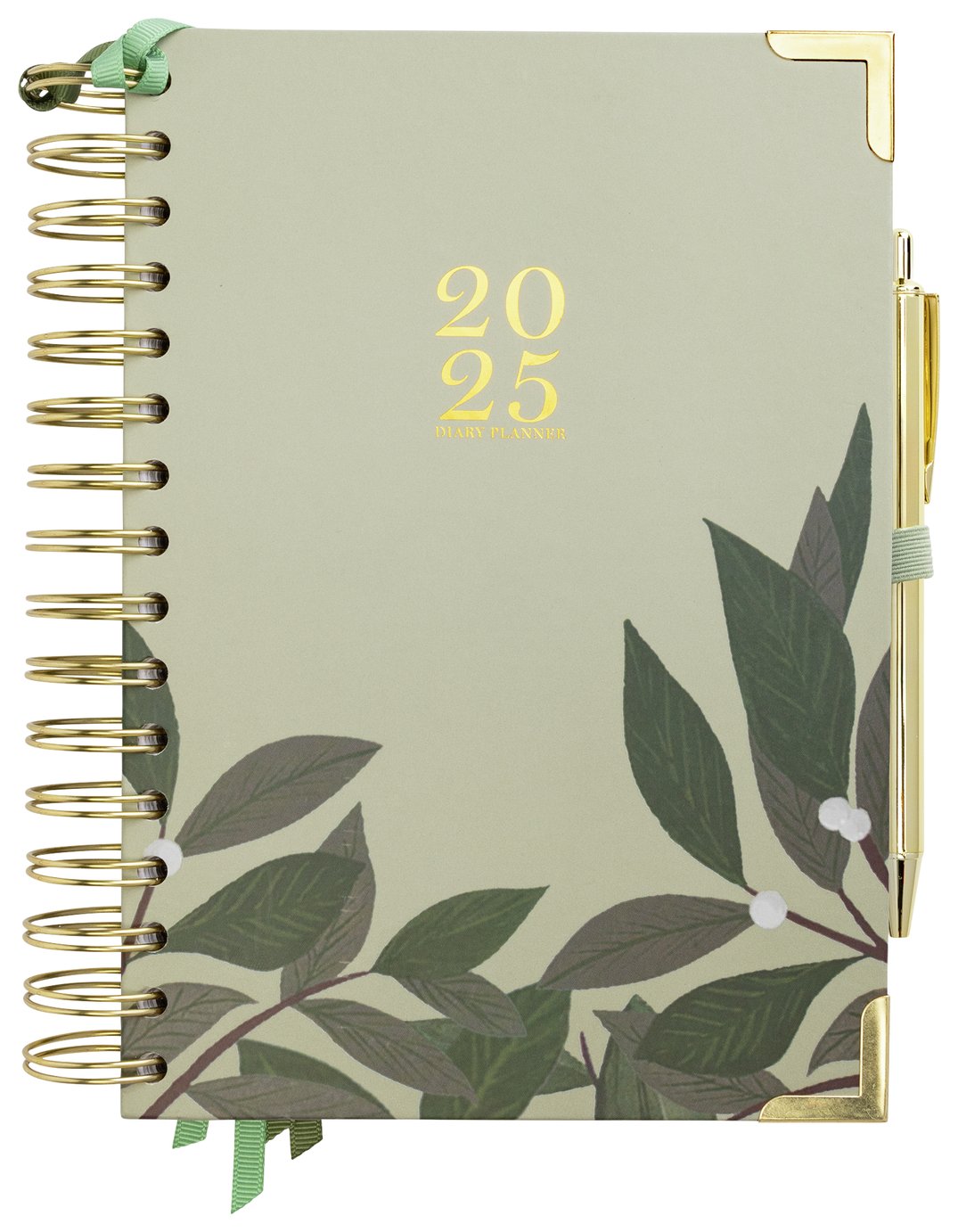Habitat Leaf A5 Day To Page Organiser Diary