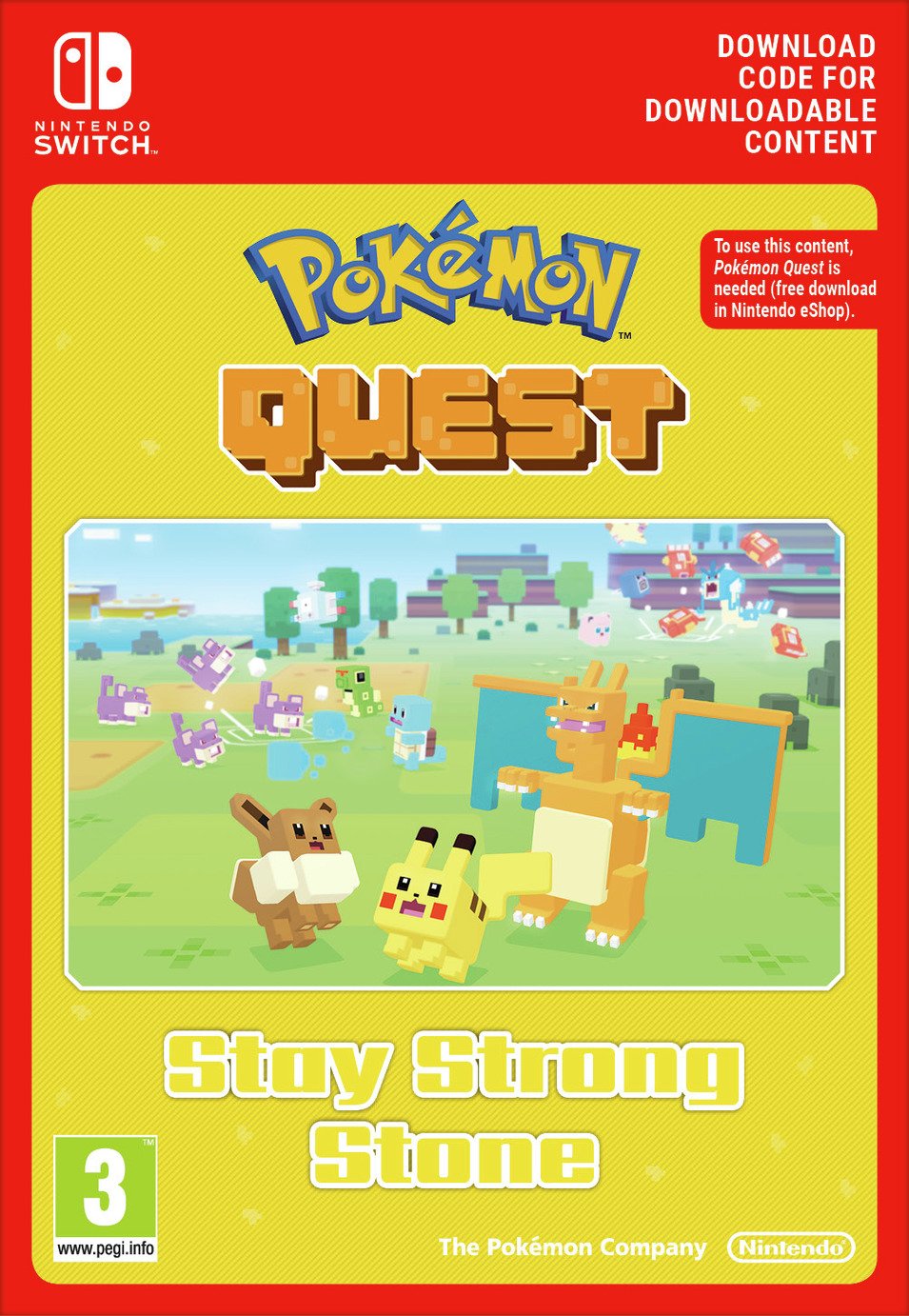Pokemon Quest: Stay Strong Stone - Switch Game DLC
