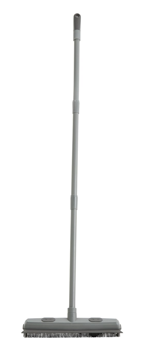 Argos Home Long Handled Pet Broom - Grey 