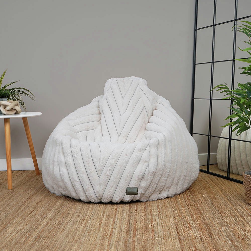 rucomfy Faux Fur Large Bean Bag 