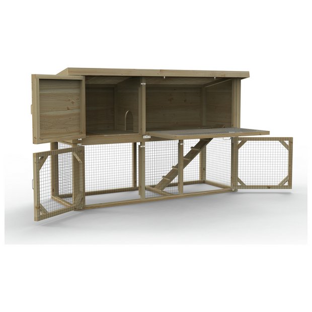 Lazy bones rabbit hutch sale argos