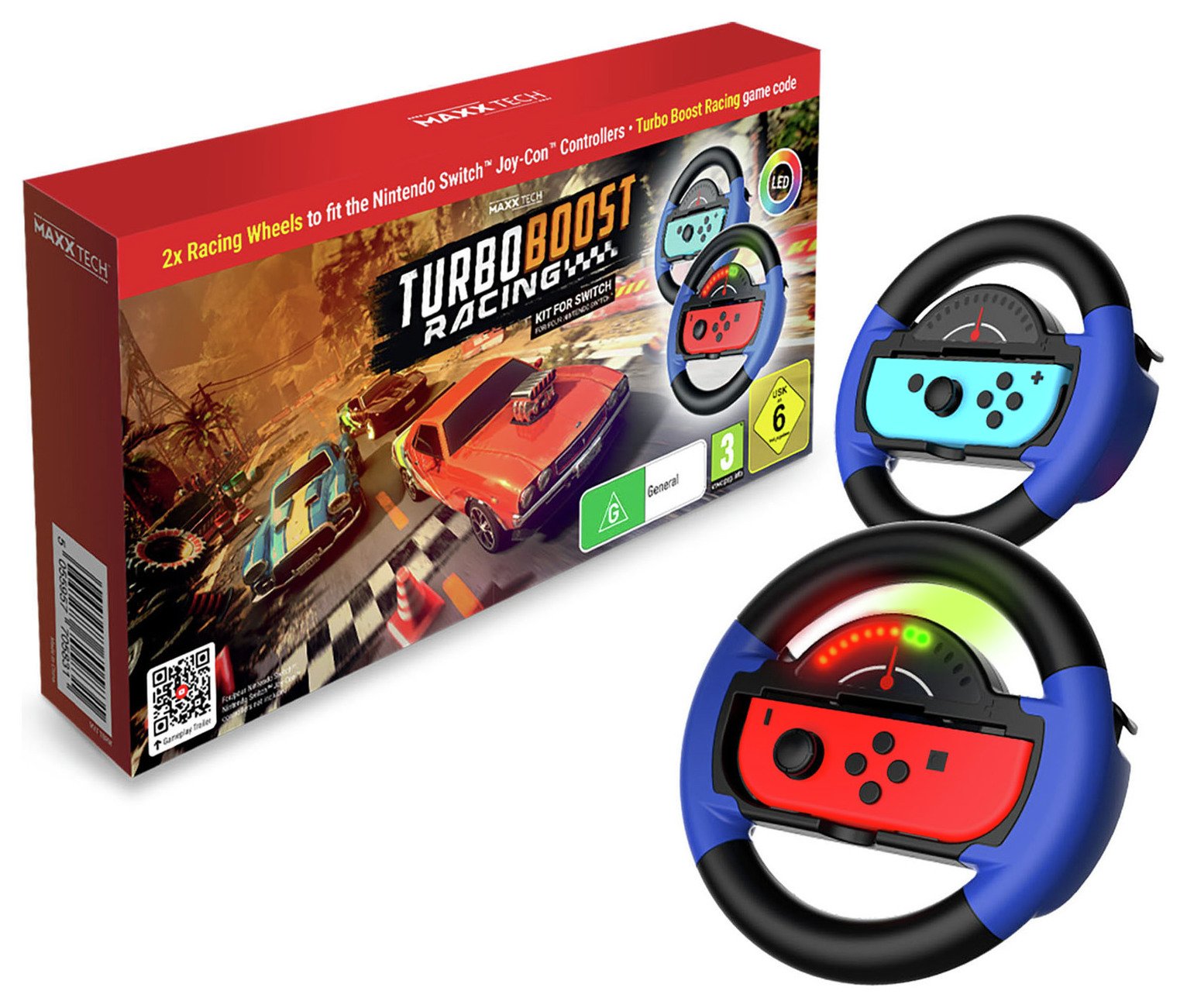 Buy Maxx Tech Turbo Boost Racing Kit for Nintendo Switch