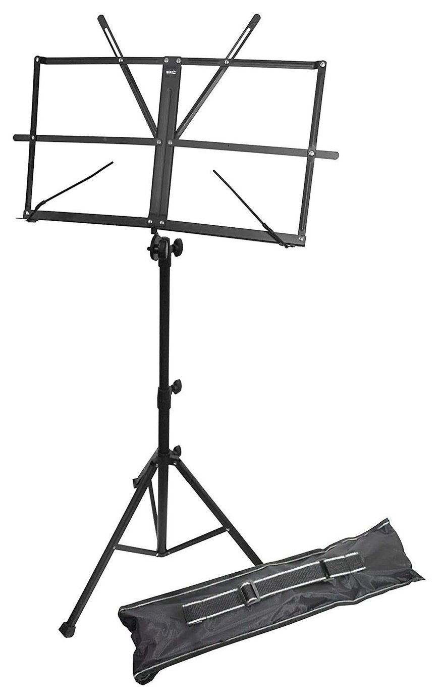 RockJam RJMUS01-BK Folding Music Stand