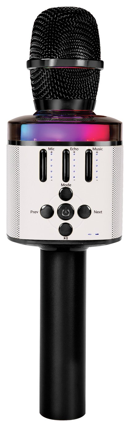 Easy Karaoke Wireless Microphone with Speaker - Black