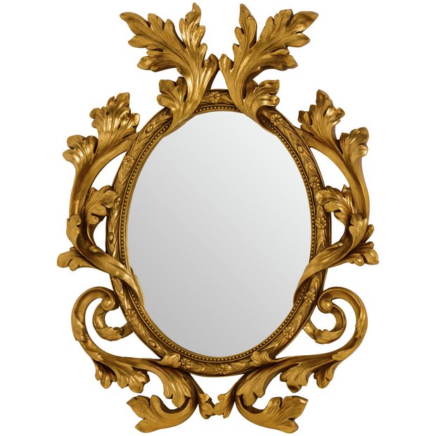 Buy Premier Housewares Antique Gold Wall Mirror at Argos.co.uk - Your ...