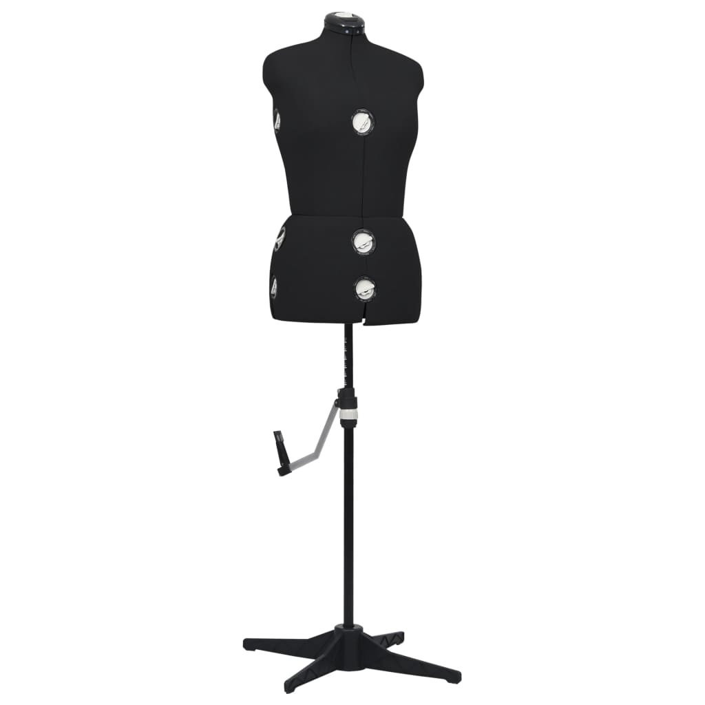 Walplus Polyester Adjustable Dress Form Female m Size 40-46 - Black