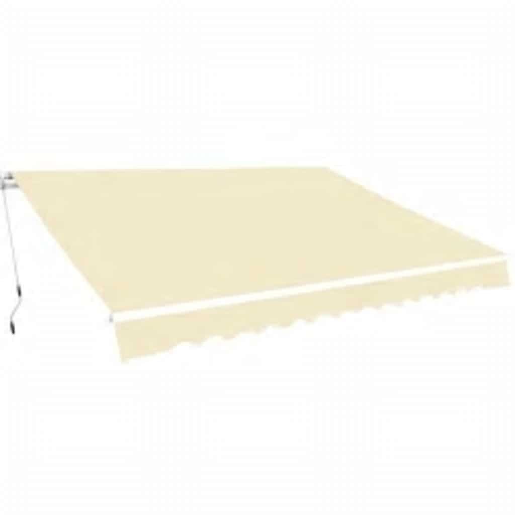 Walplus Polyester Awning - Cream - 600 x 300 cm