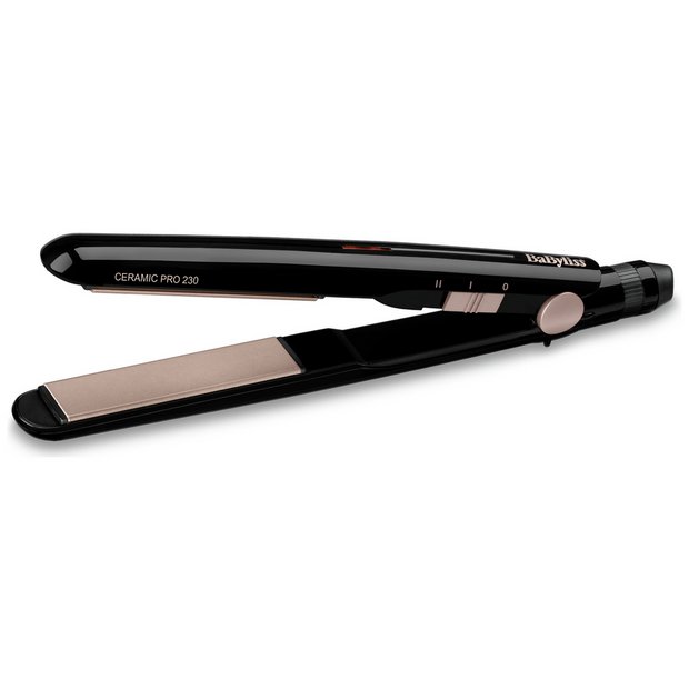Buy babyliss 2069u ceramic pro 230 hair straightener at argos co uk