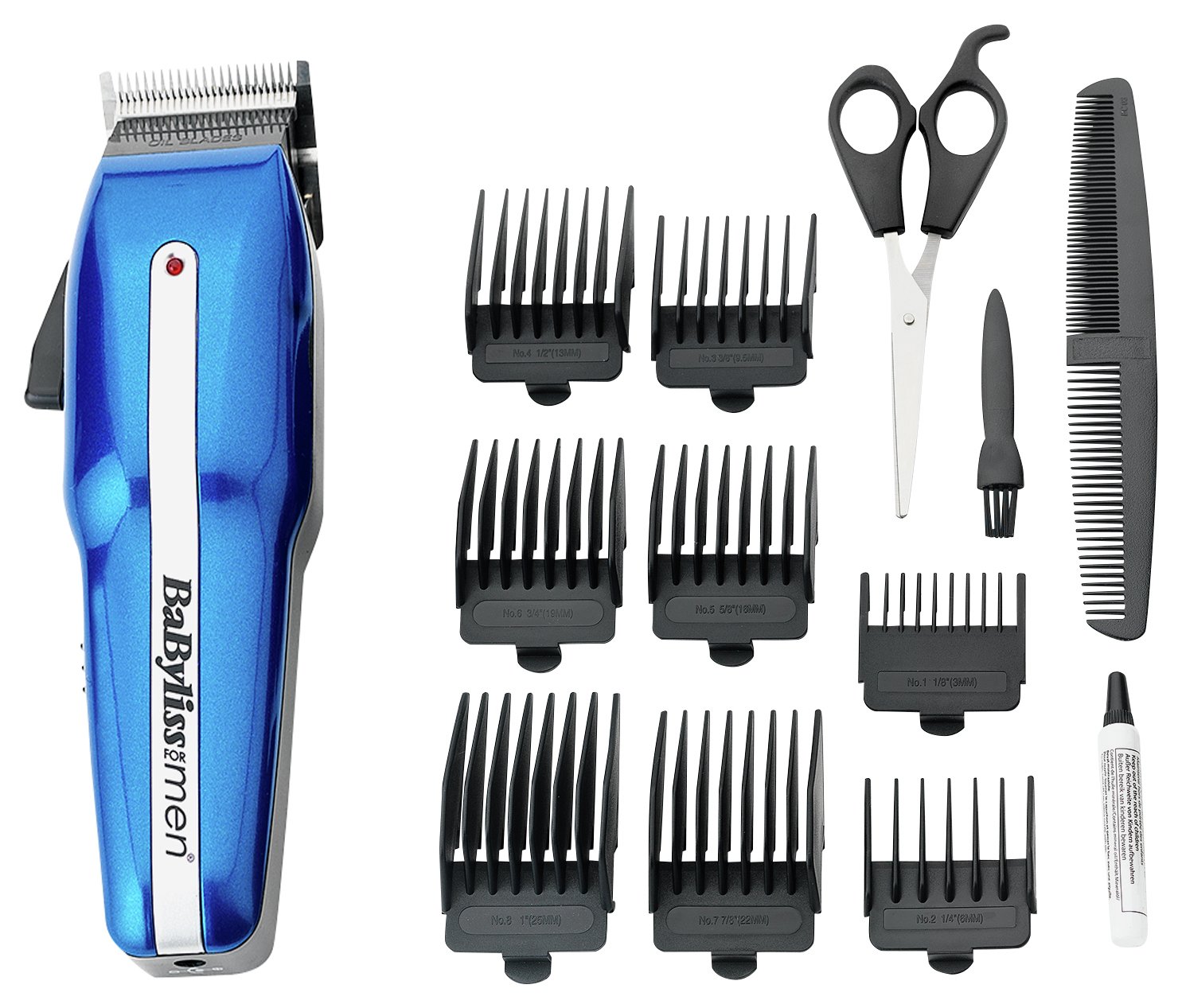 babyliss for men pro hair cutting & trimming kit
