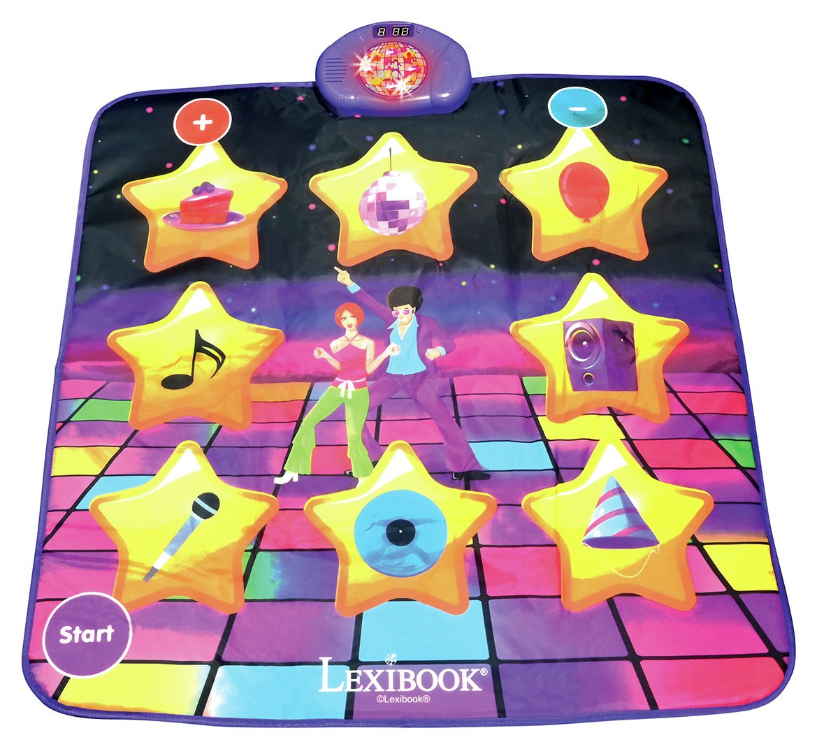 Lexibook DM10 Bluetooth Dance Floor Mat with 6 Games Modes