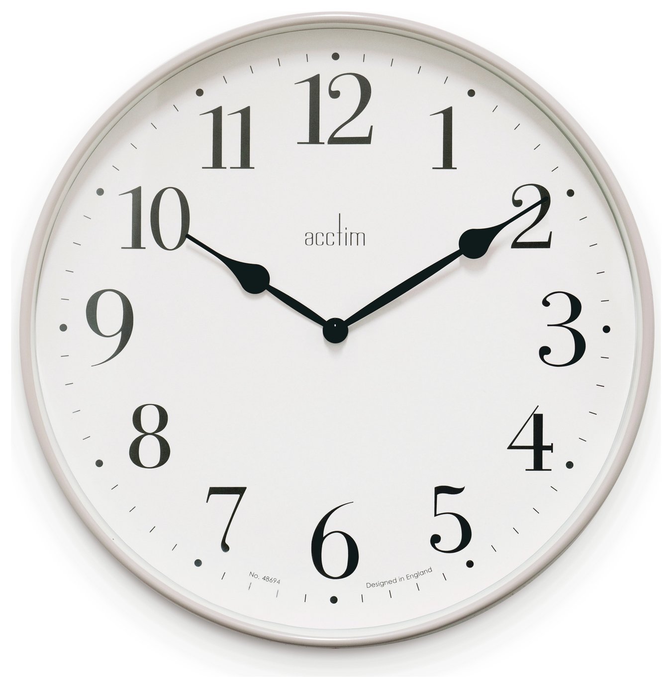 Acctim  Country Analogue Wall Clock - Latte