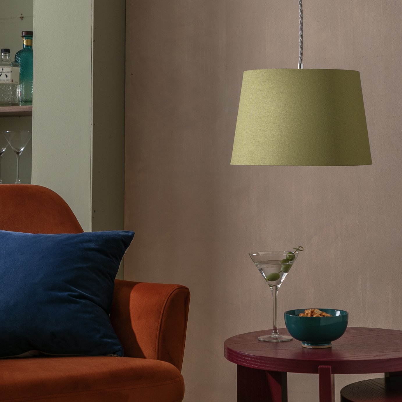 Habitat Textured Easy Fit Lampshade - 30cm