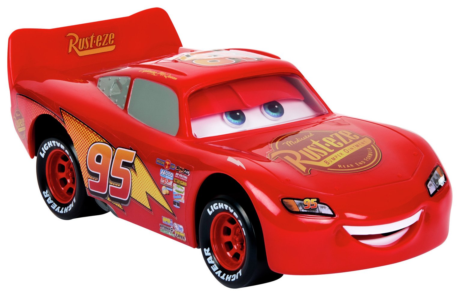 Disney Cars Moving Moments Lightning McQueen Toy Car