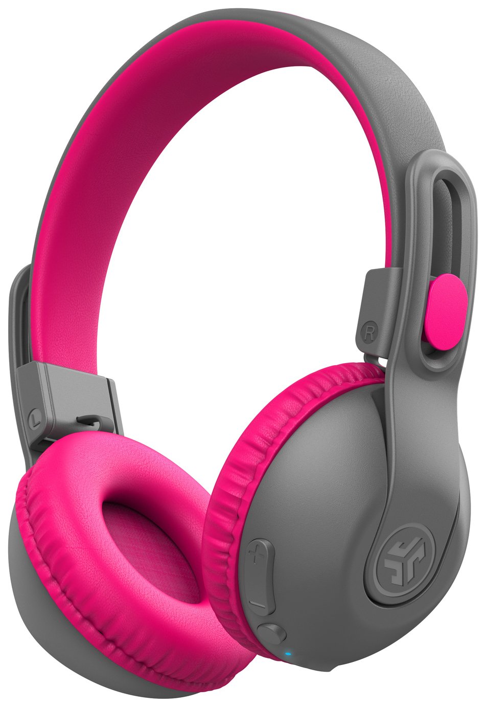 JLab JBuddies Studio 2 Kids Bluetooth Headphones - Grey/Pink