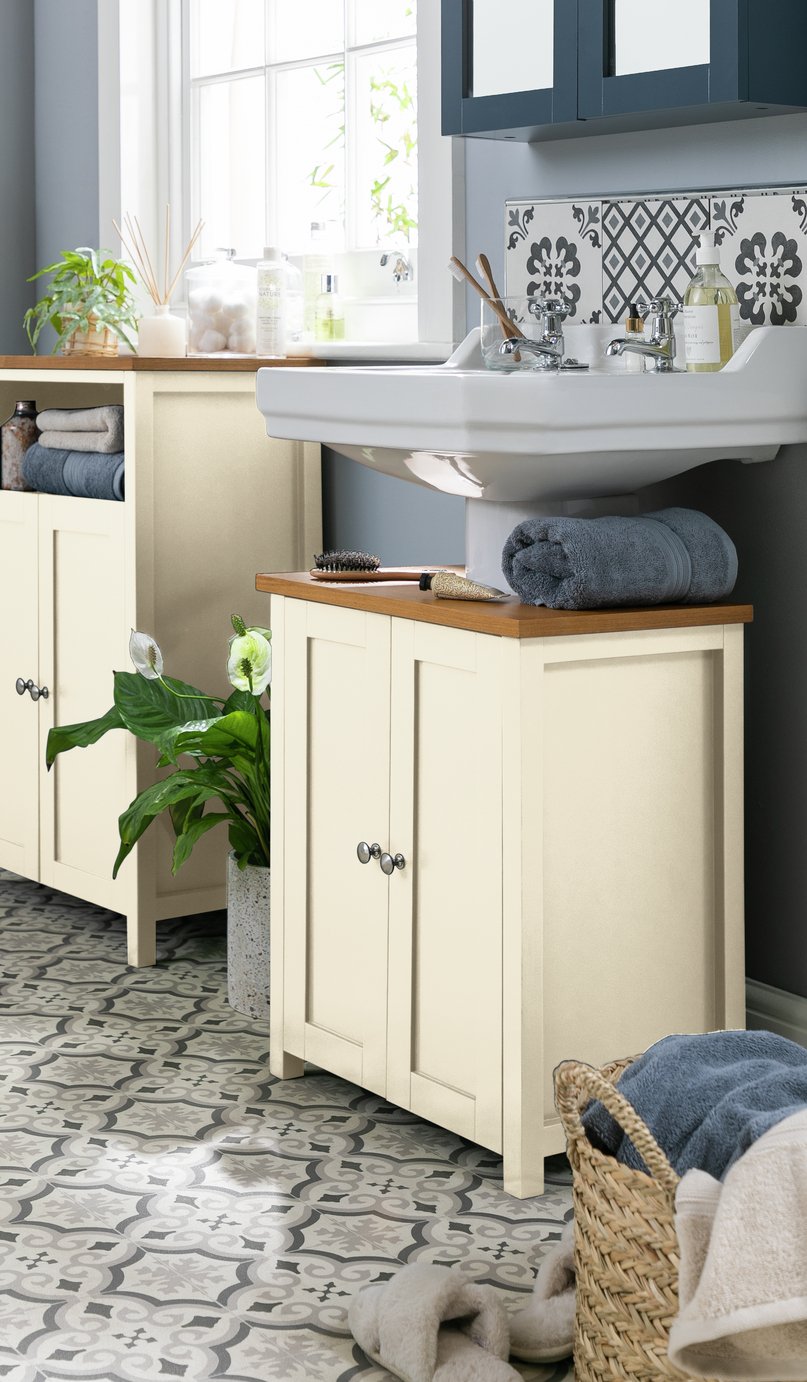 Argos Home Livingston Under Sink Unit - Cream