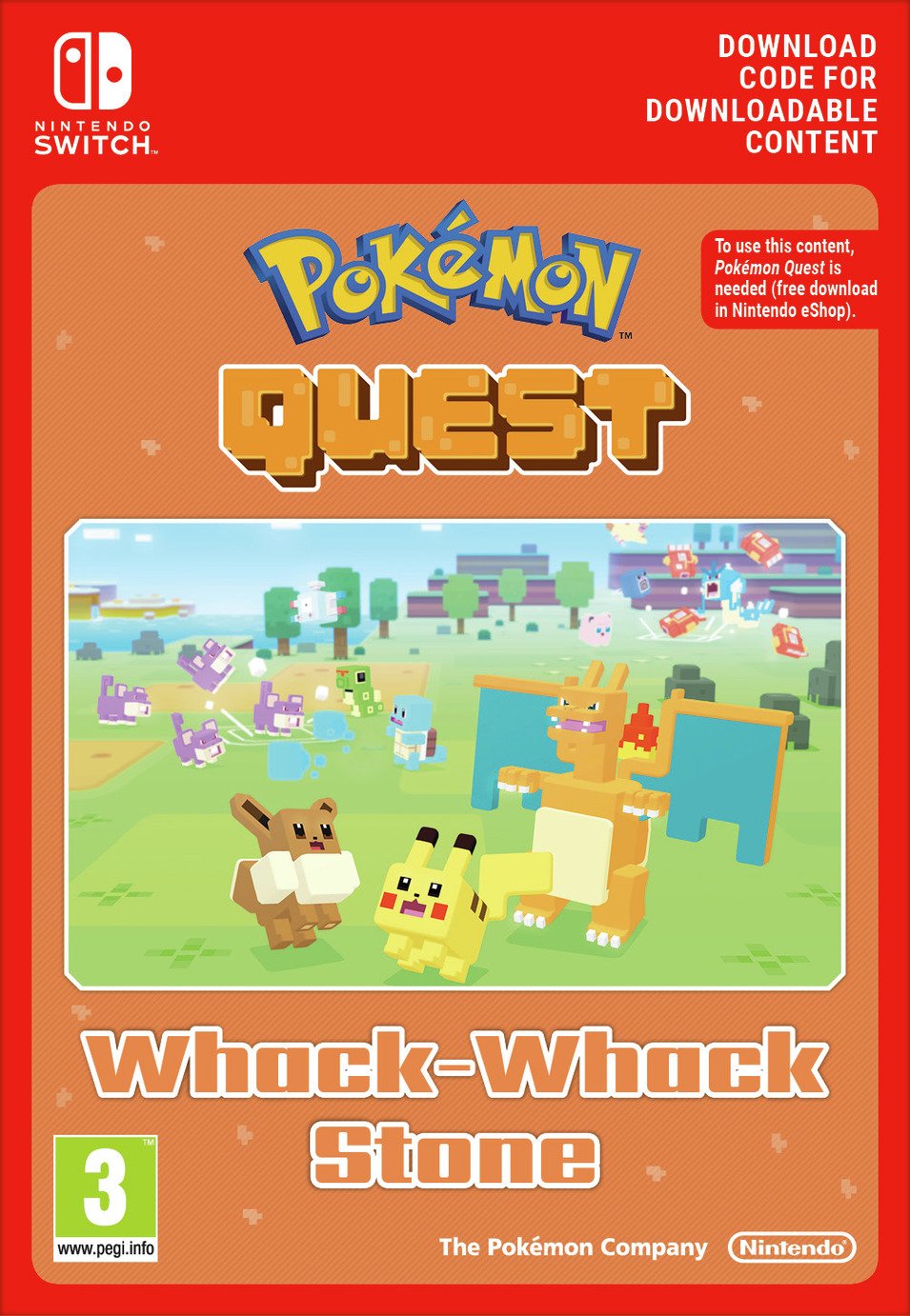 Pokemon Quest: Whack-Whack Stone - Switch Game DLC
