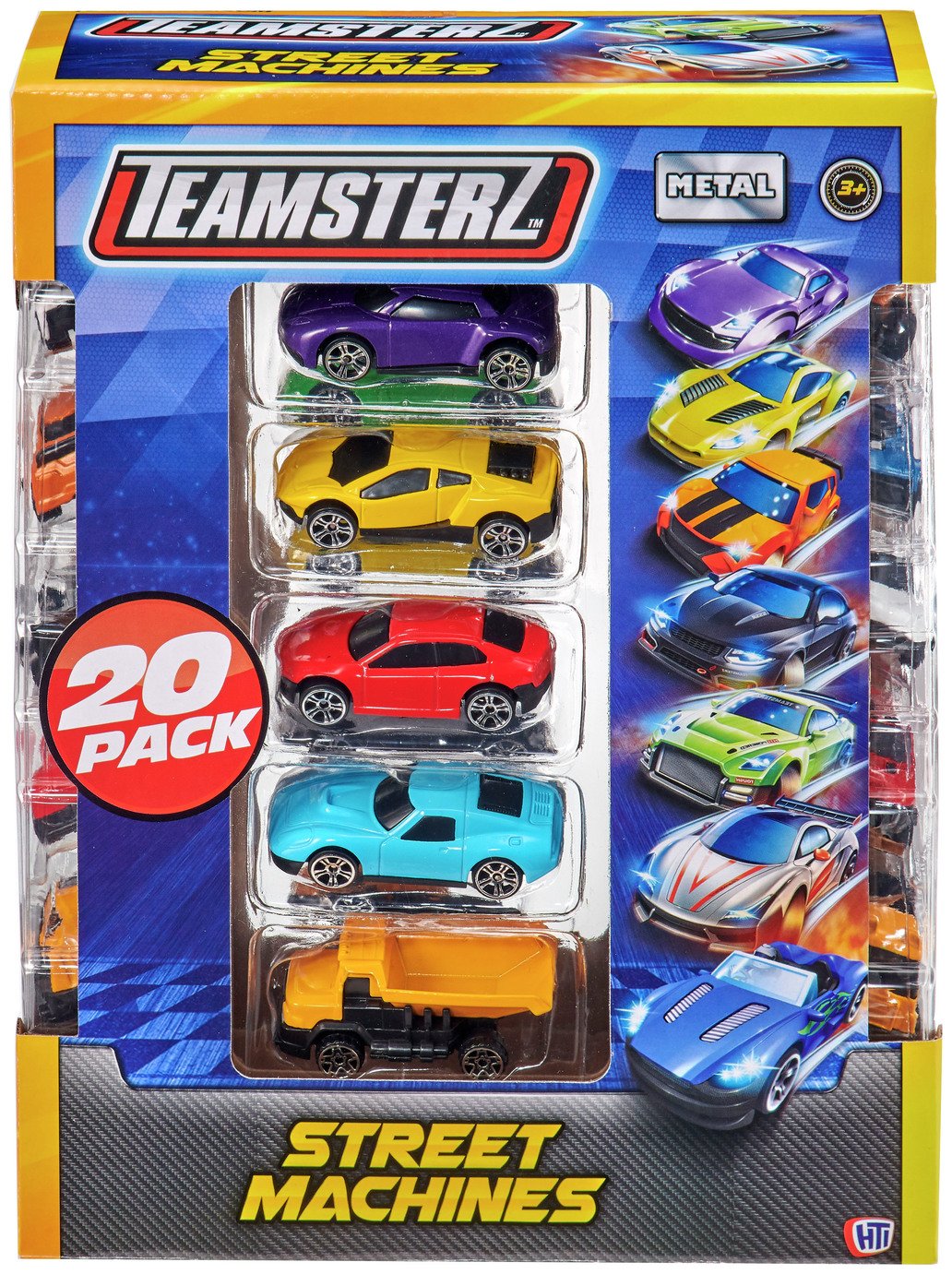 Teamsterz Street Machines Die-Cast-Pack of 20