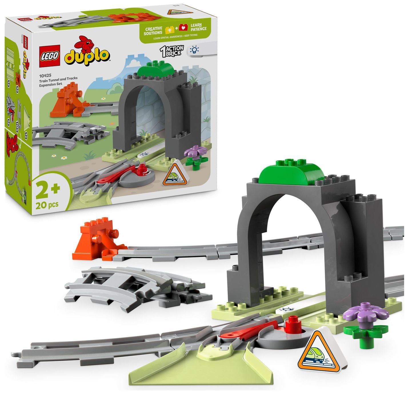 LEGO DUPLO Train Tunnel and Tracks Expansion Set Toy 10425