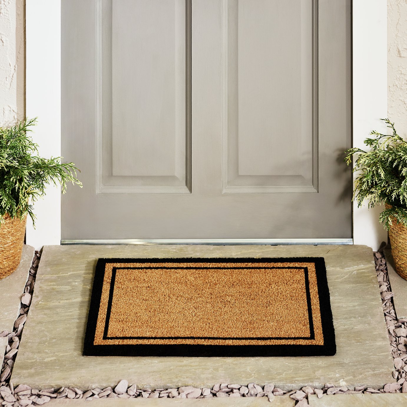 Argos Home Border Coir Mat - 40x60cm