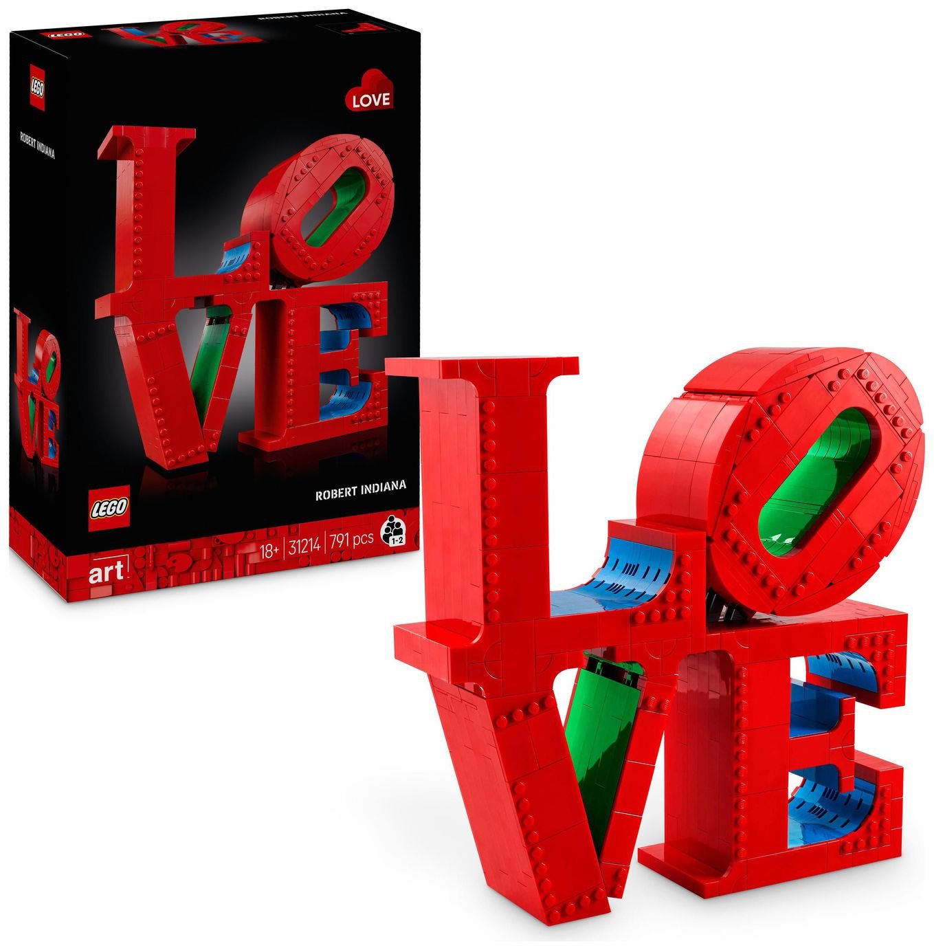 LEGO ART LOVE Home Decor Building Set for Adults 31214