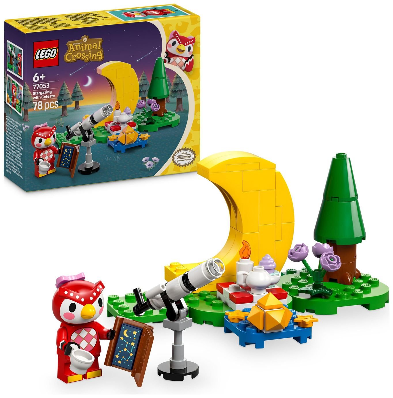 LEGO Animal Crossing Stargazing with Celeste Toy 77053