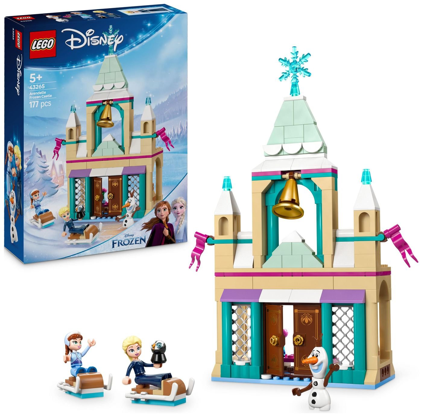 LEGO Disney Arendelle Frozen Castle Building Toy Set 43265