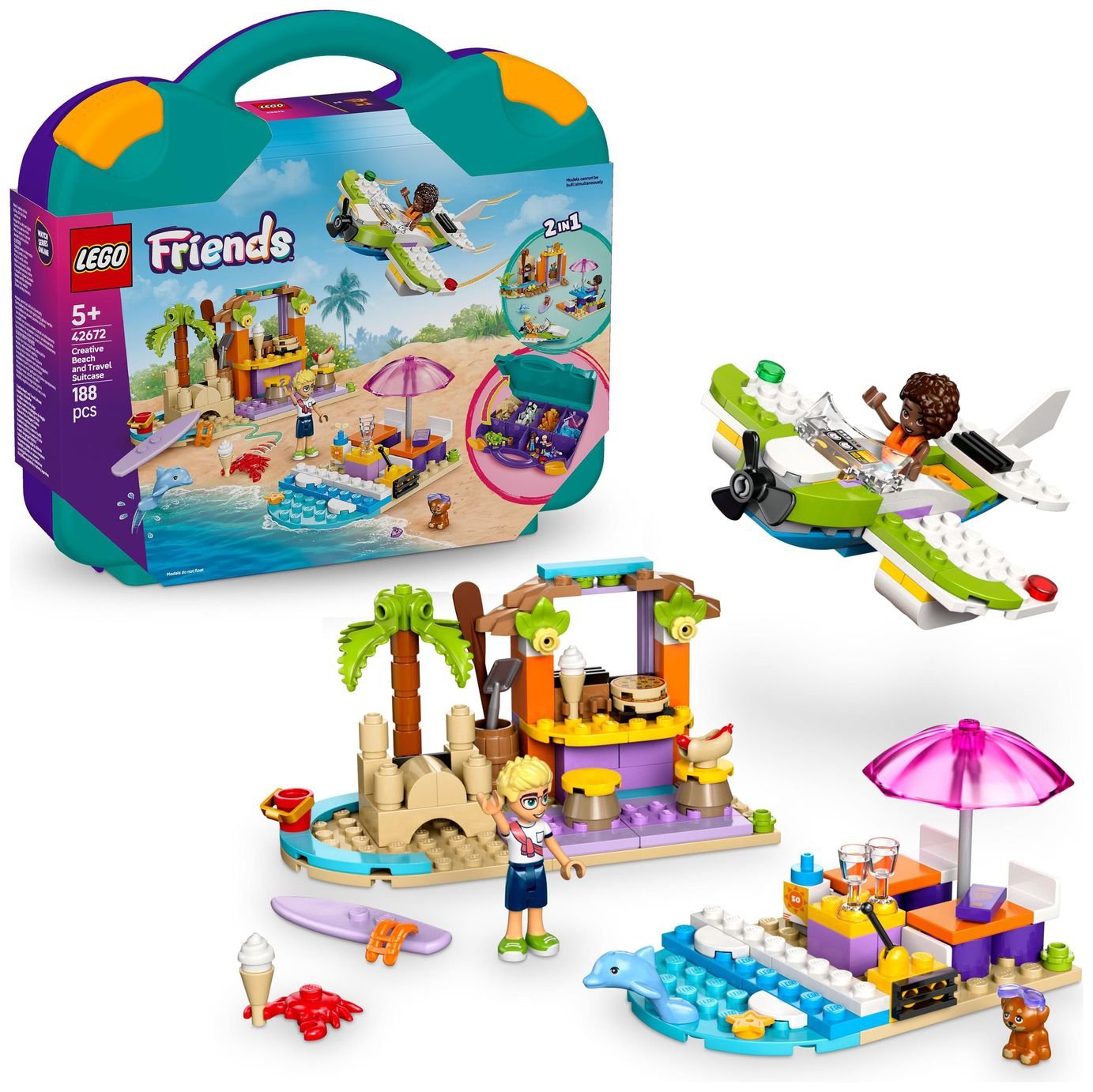 LEGO Friends 2in1 Creative Beach and Travel Suitcase 42672