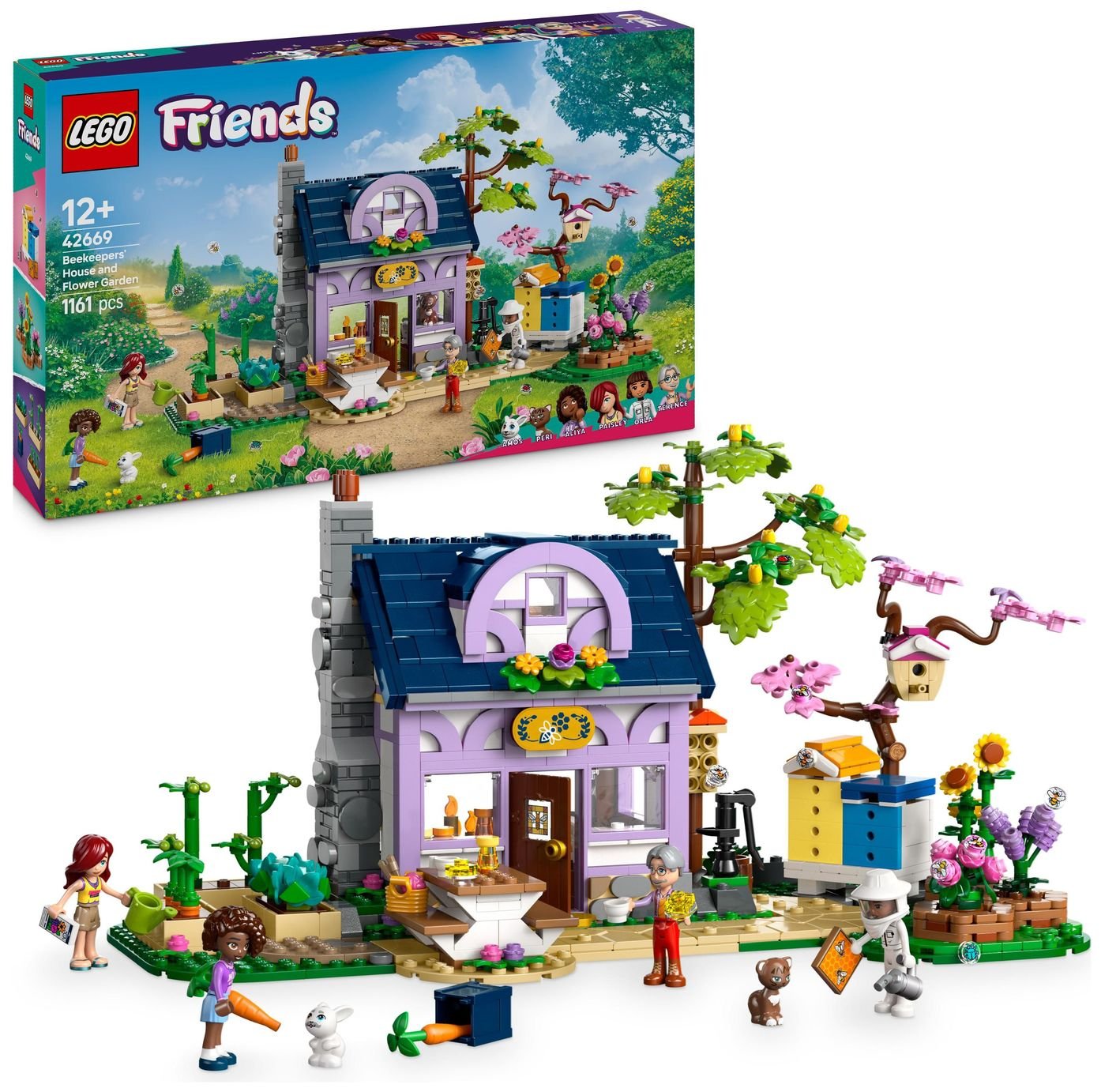 LEGO Friends Beekeepers' House and Flower Garden Set 42669
