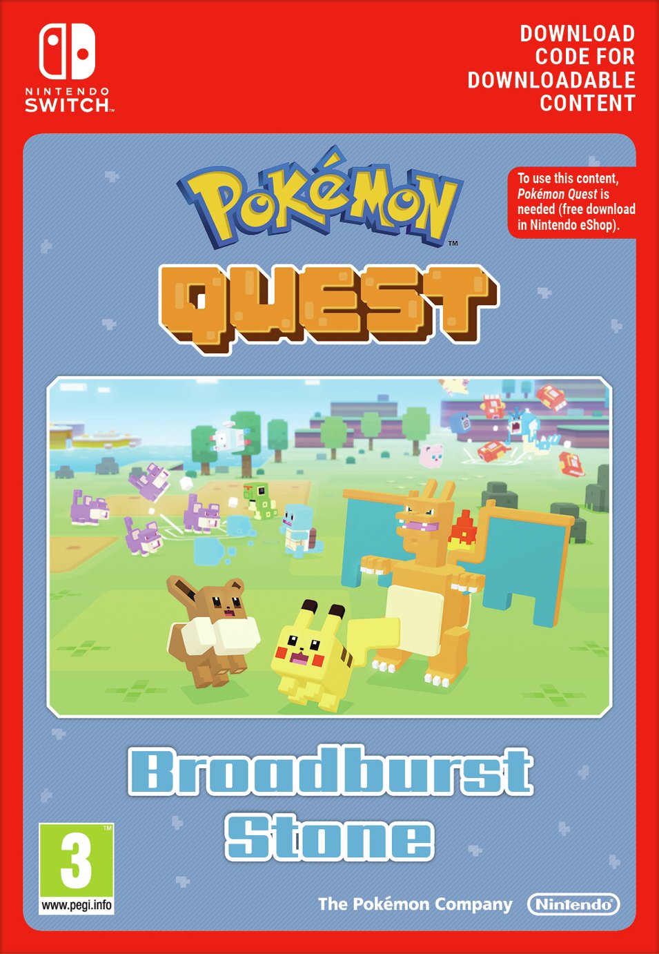 Pokemon Quest: Broadburst Stone - Switch Game DLC