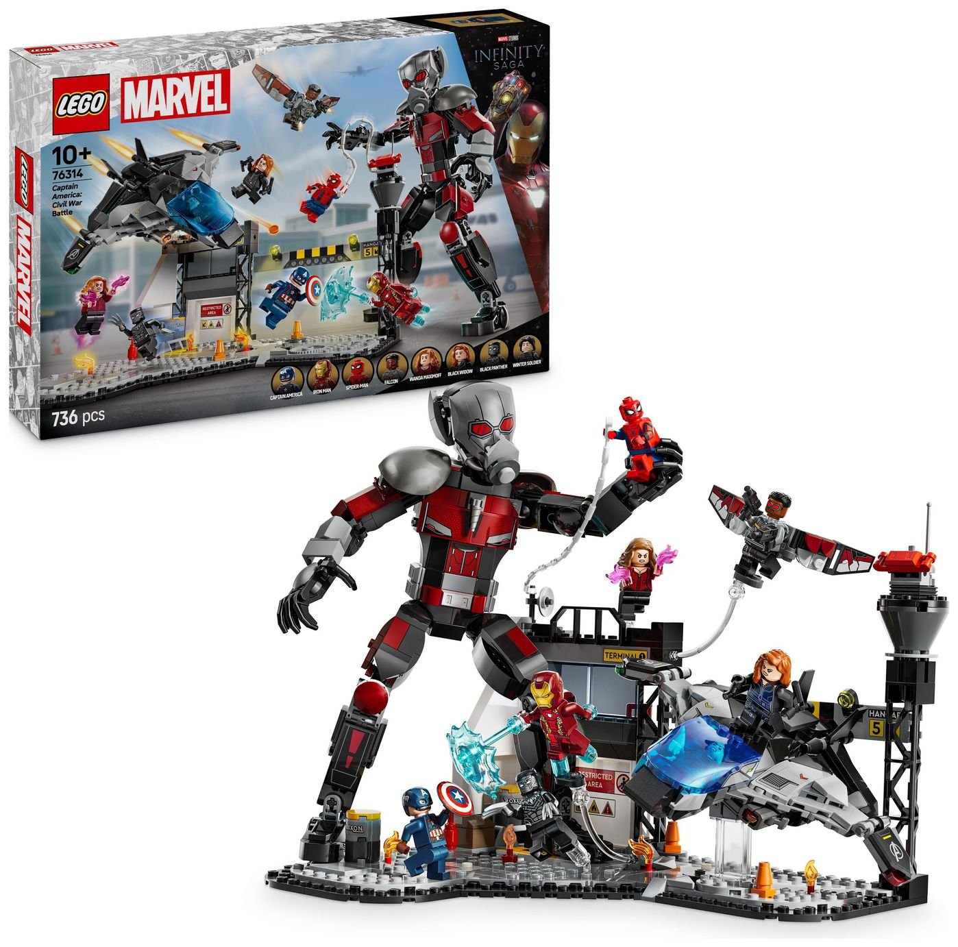 LEGO Marvel Captain America: Civil War Action Battle 76314