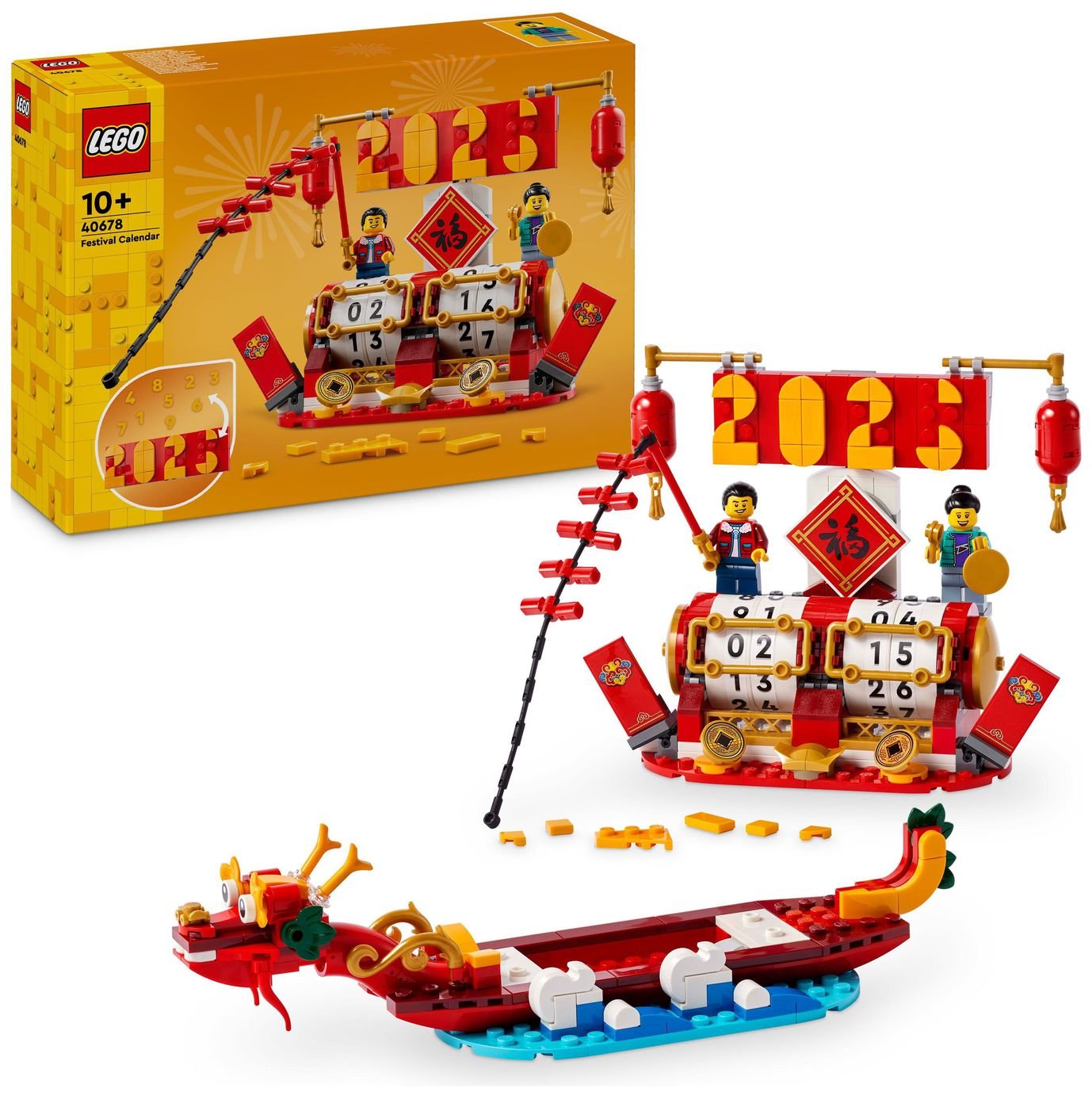 LEGO 2in1 Festival Calendar Creative Building Toy Set 40678