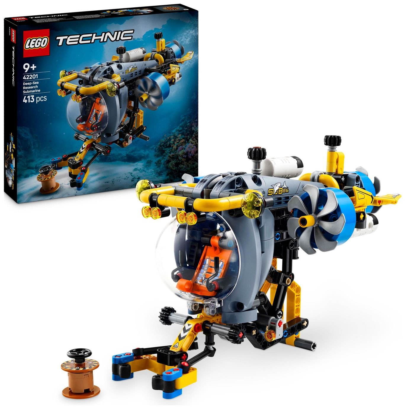 LEGO Technic Deep-Sea Research Submarine Building Toy 42201