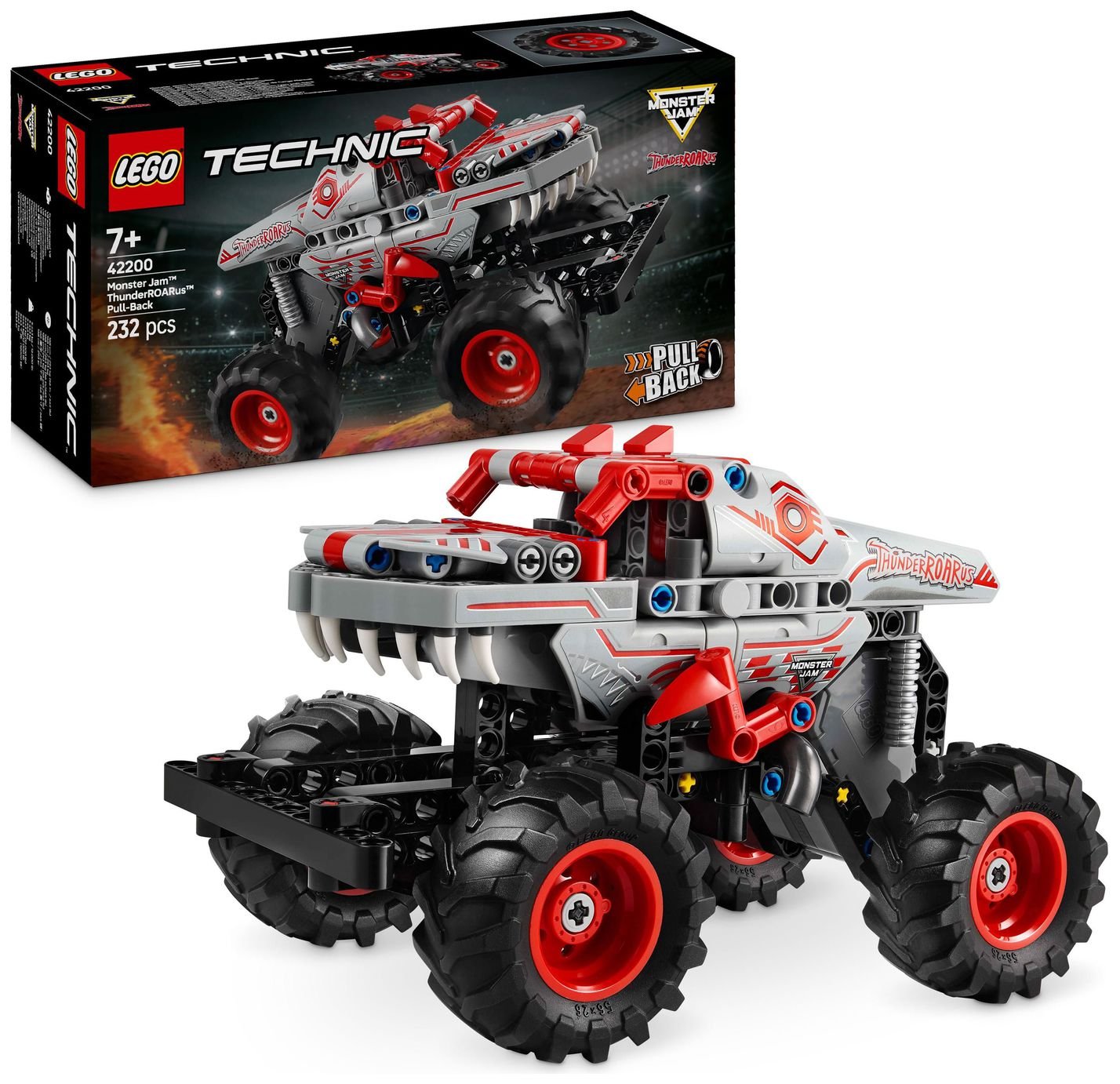 LEGO Technic Monster Jam ThunderROARus Pull-Back Truck 42200