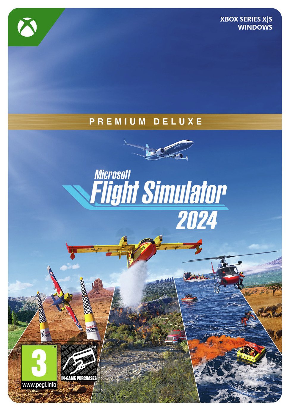 Flight Simulator 2024 Premium Deluxe Edition Xbox & PC Game