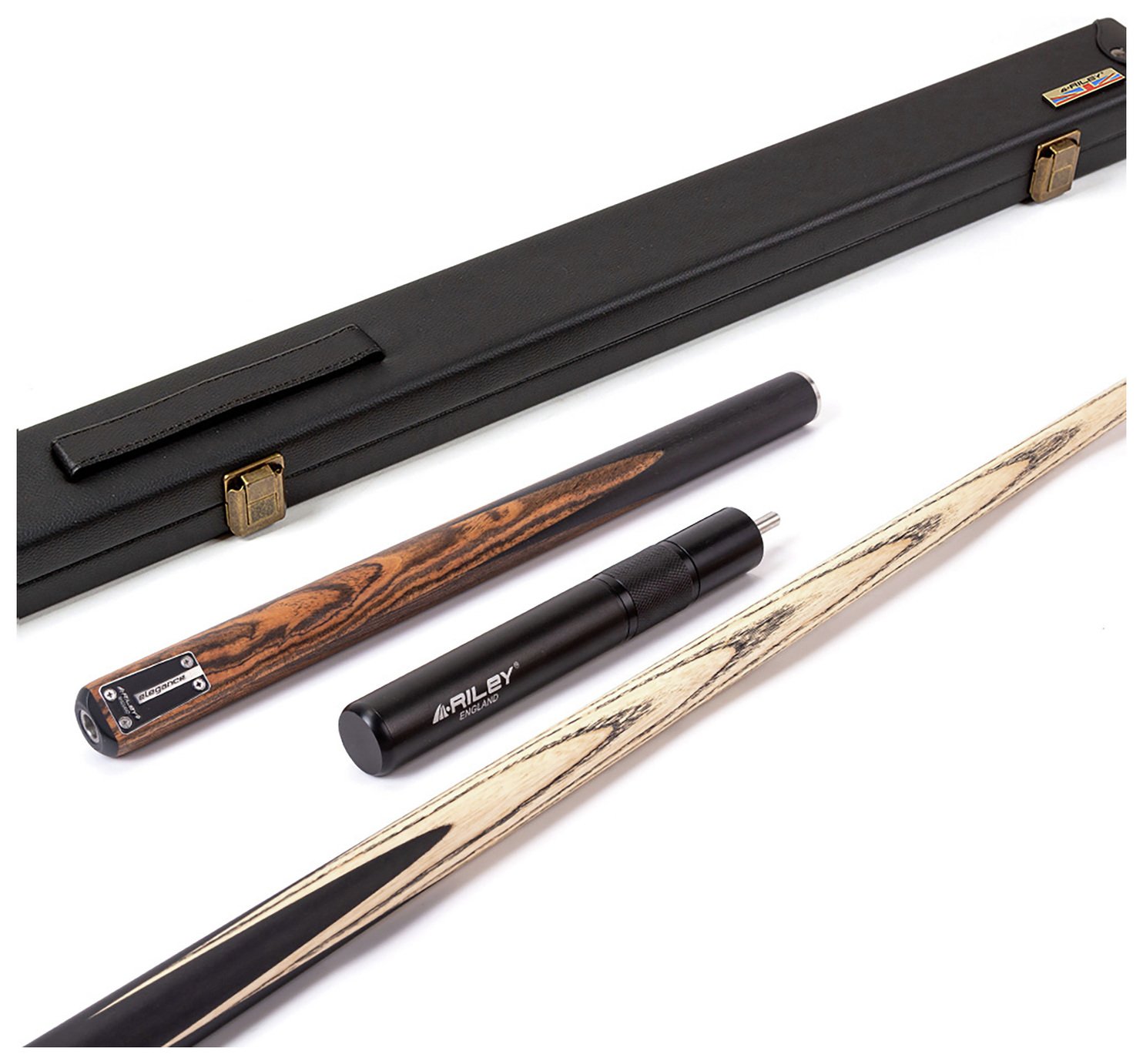 Riley Elegance Series 3/4 Cut Snooker or Pool Cue and Case