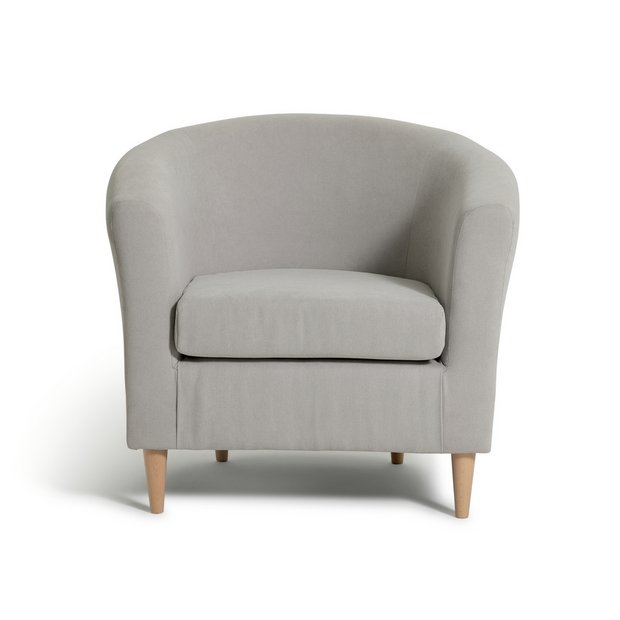 Dunelm tub deals chair grey