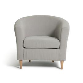 Argos Home Fabric Tub Chair - Grey