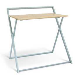 Habitat Compact Folding Office Desk - Grey