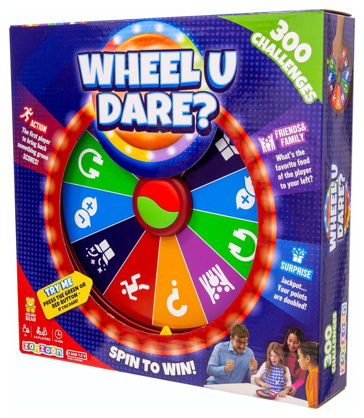 Wheel You Dare Family Board Game