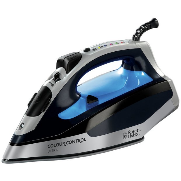 Buy Russell Hobbs Colour Control Steaming Clothes Iron 21022 at Argos ...