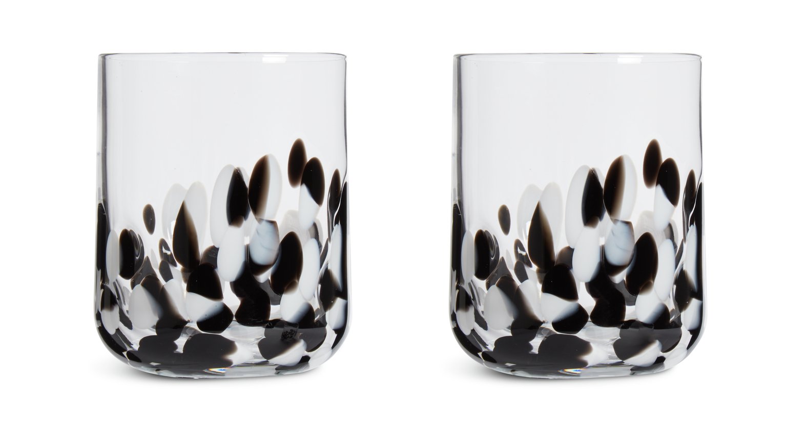 Habitat Confetti Set of 2 Tumbler Glasses