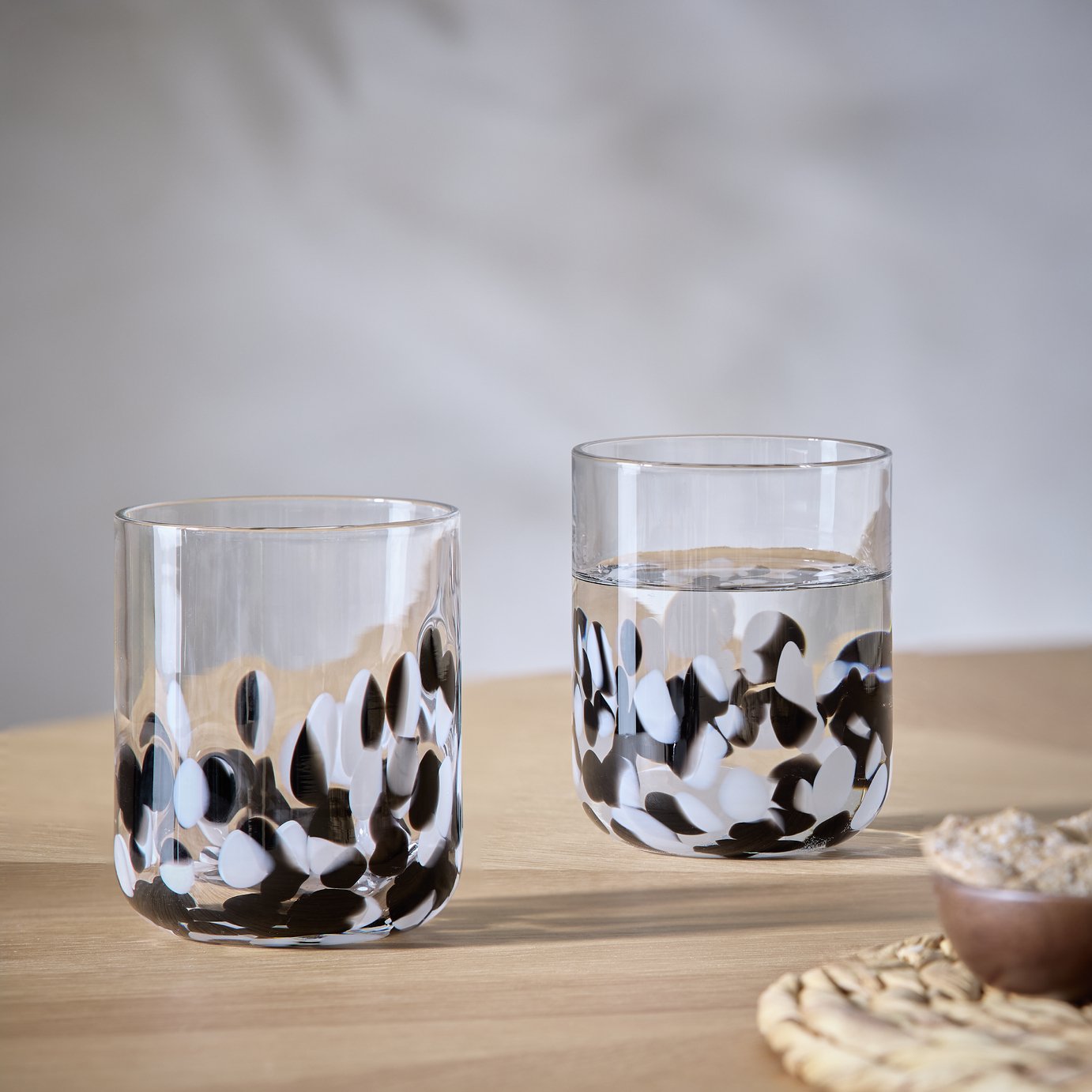 Habitat Confetti Set of 2 Tumbler Glasses