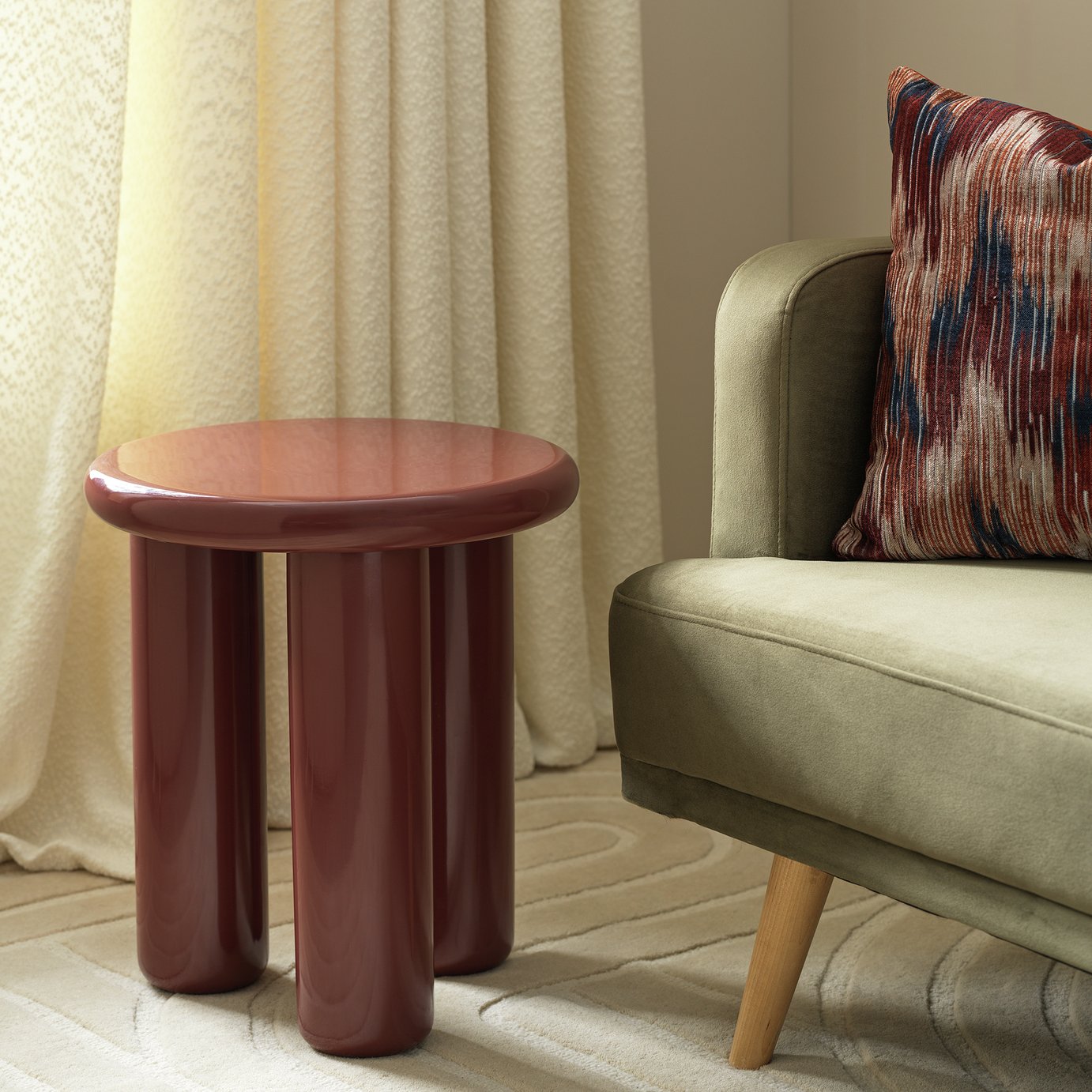 Habitat Totley Round Side Table 