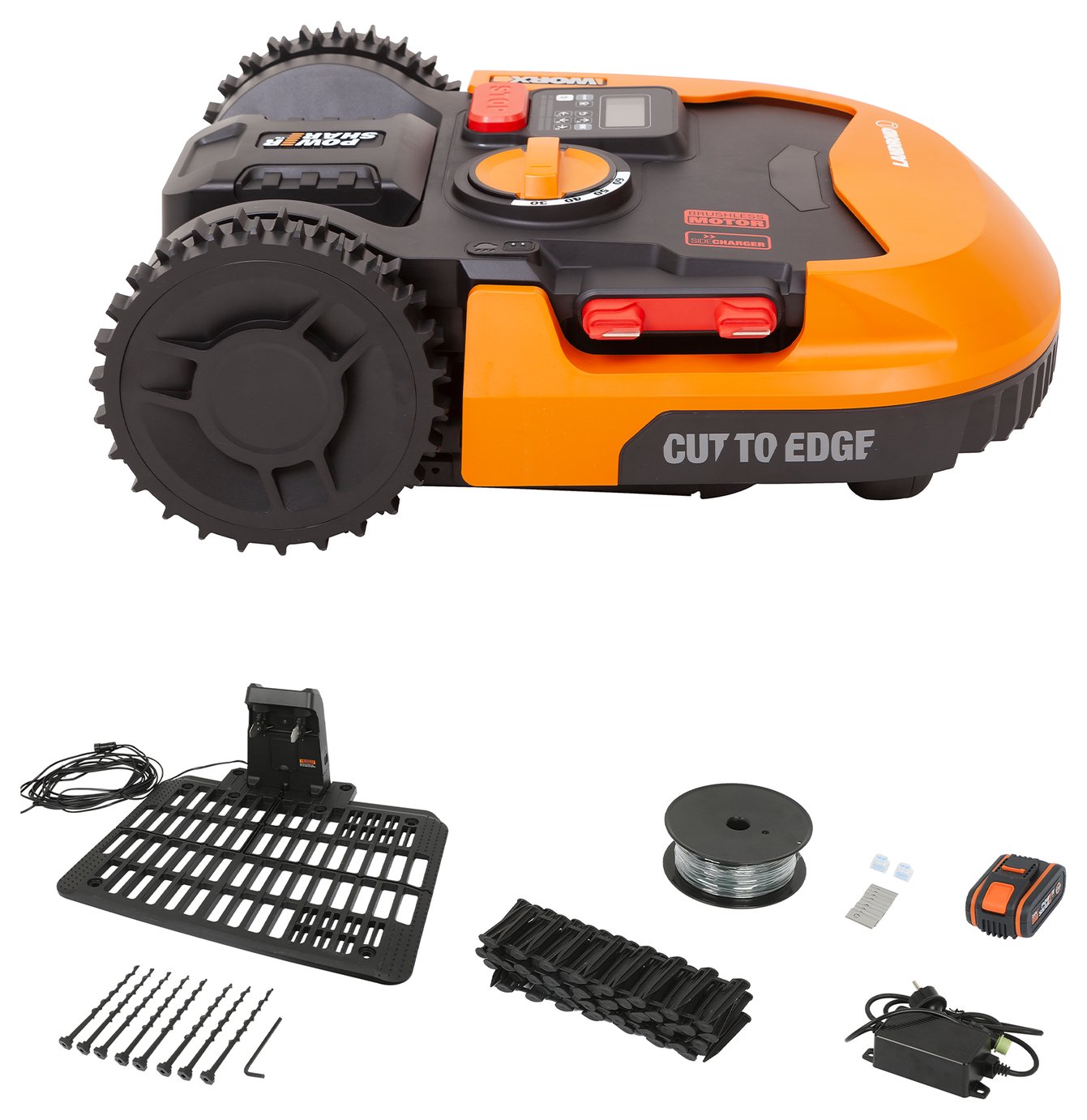 Worx 22cm Cordless Robotic Lawnmower - 40W