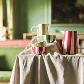 Habitat x Sanderson & National Trust Stripe Nibble Bowls 3pk